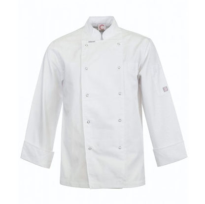 Chefscraft CJ039 DISCONTINUED Executive Chef Jacket L/S Jacket with Studs