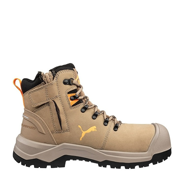 Stone Beige heavy Duty Puma 632757 Iron HD Mid Stone Safety Boot