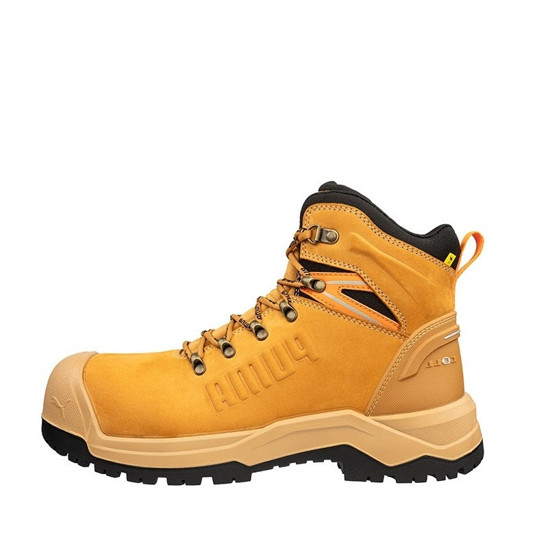 Wheat mining style Puma 632767 Iron HD Mid Wheat Safety Boot