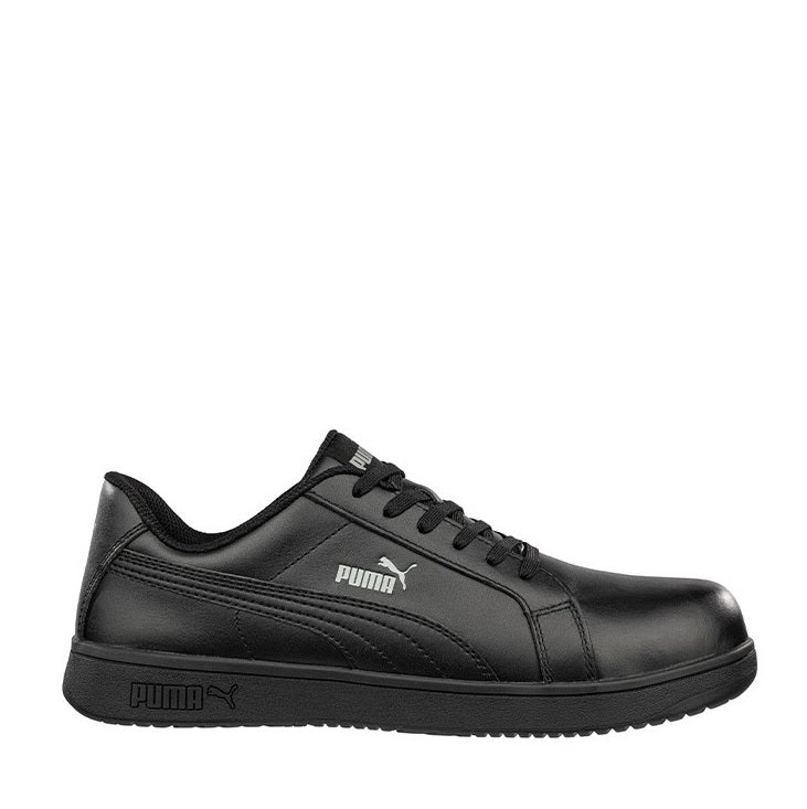 Black Basketball Style leather Puma 640007 Iconic Composite Safety Shoes