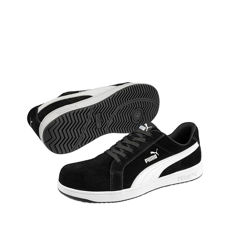 Puma 640017 Iconic Suede Black Composite Safety Shoes