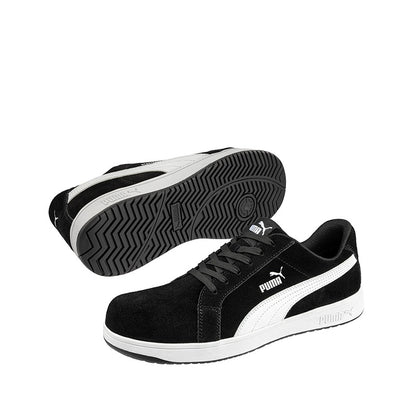 Puma 640017 Iconic Suede Black Composite Safety Shoes