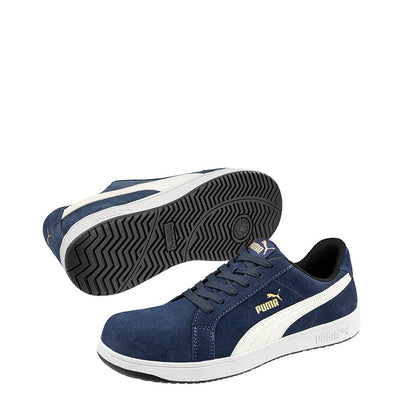 Navy Blue Airport Friendly Puma 640027 Iconic Suede Safety Shoes
