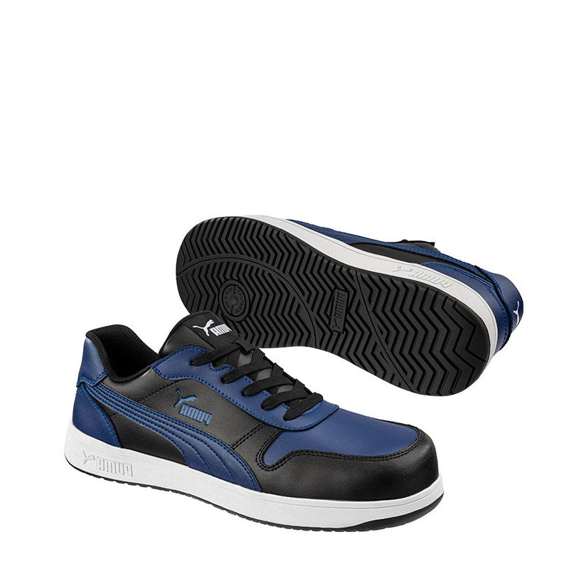 blue and Black Metal Free Puma 640277 Frontcourt Low Composite Safety Shoes
