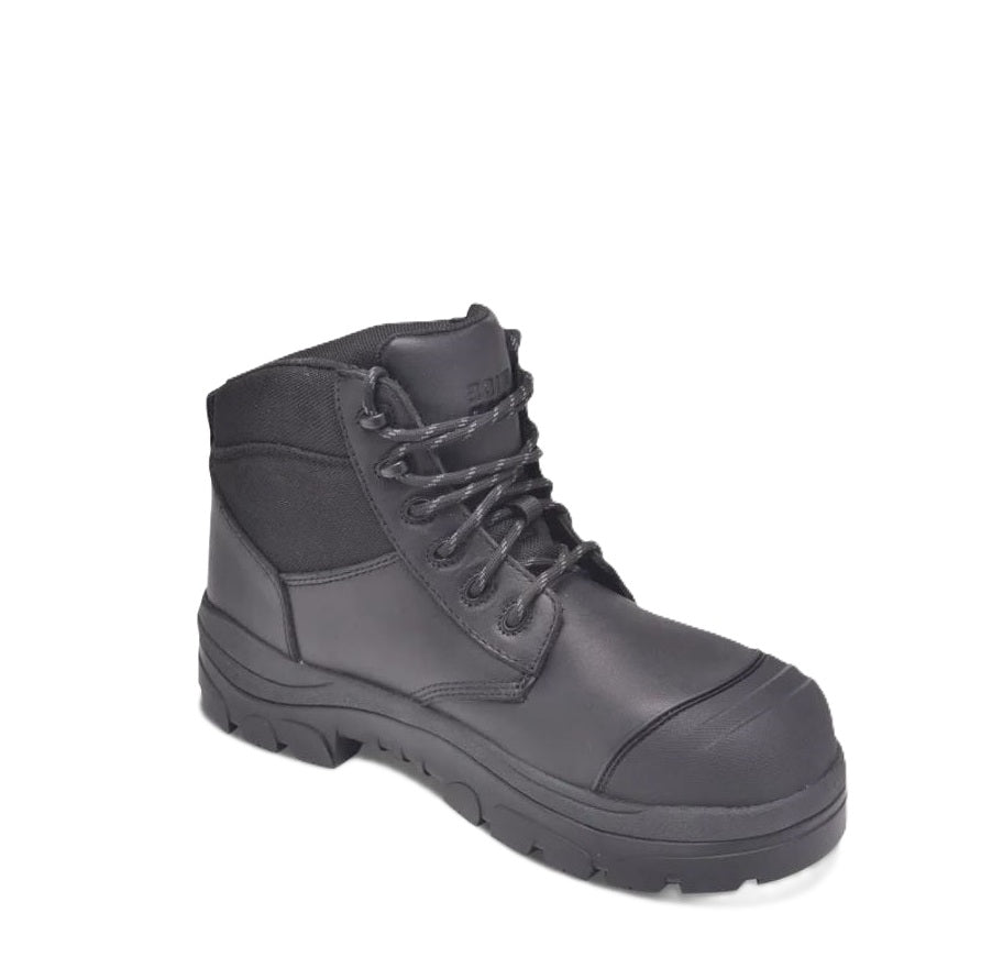 Black scuff cap Wide Load 690BLWC Black 6 Laced Water Proof Composite Safety Boots