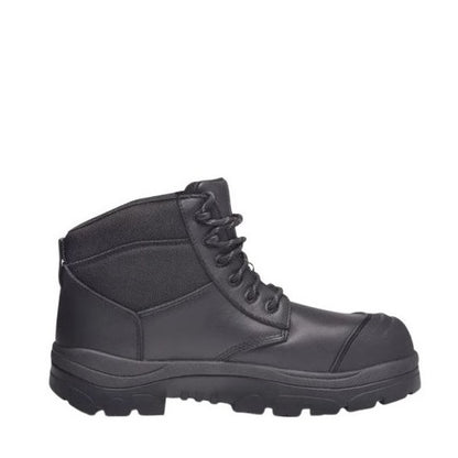 Black Extra wide toe Wide Load 690BLWC Black 6 Laced Water Proof Composite Safety Boots