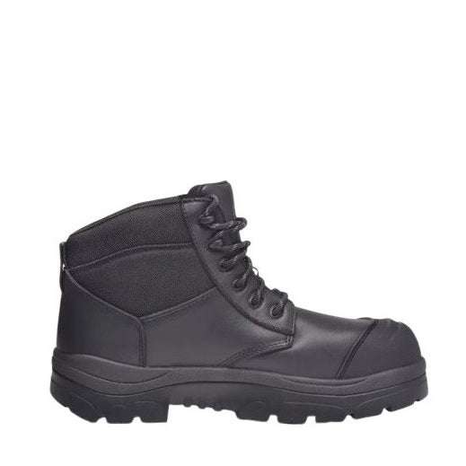 Black Extra wide toe Wide Load 690BLWC Black 6 Laced Water Proof Composite Safety Boots