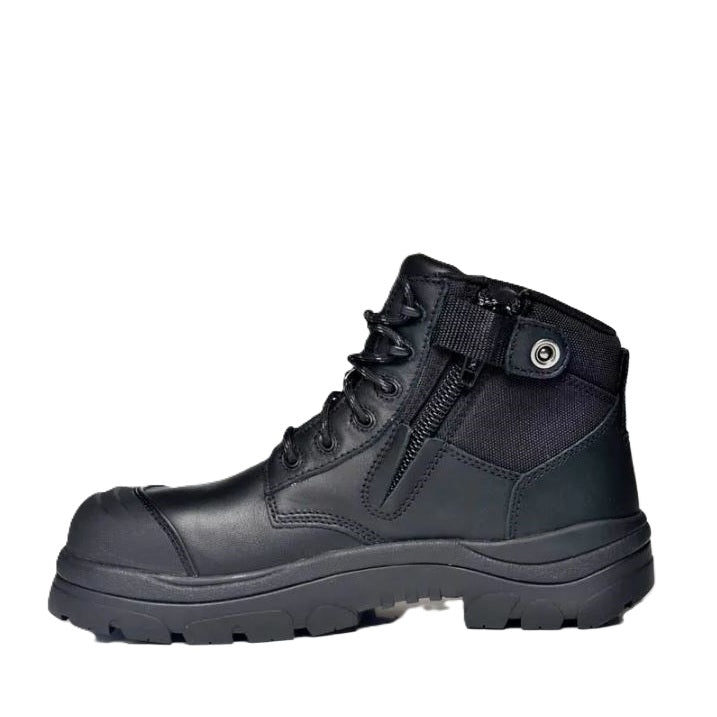 Wide Load 690BZC Black 6 Zip Side Composite Safety Boots