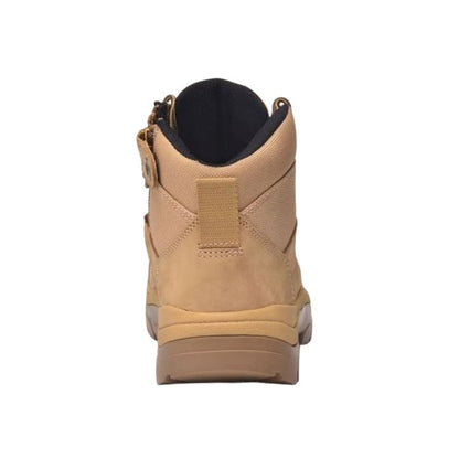 Wide Load 690WZC Wheat 6 Zip Side Composite Safety Boot