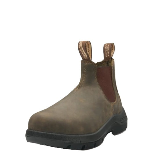 Blundstone 730 WorkLife Rustic Brown Elastic Side Boots - Rustic Brown - Alternative Angled Front View