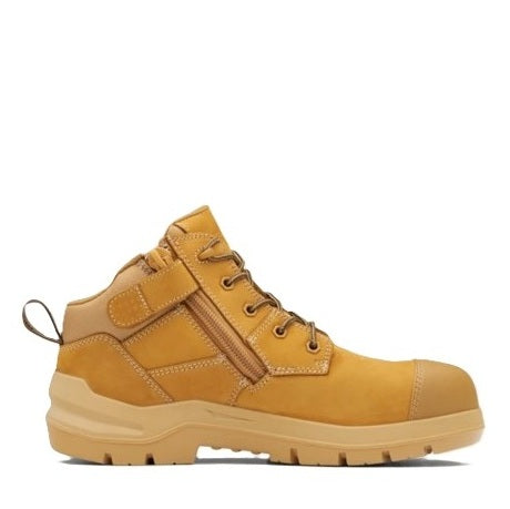 Blundstone 7540 DuraFit Wheat Nubuck 115mm Zip Side Safety Boot