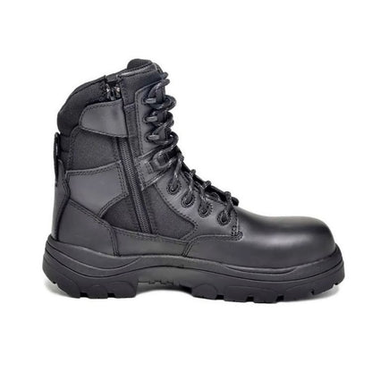 Wide Load 790BZC 8 Inch Composite Toe Zip/ Lace Up Safety Boots