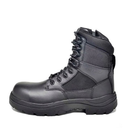 Wide Load 790BZC 8 Inch Soft Toe Zip/ Lace Up Safety Boots