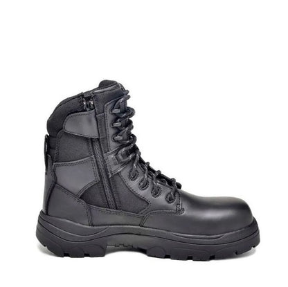 Wide Load 790BZN 8 Inch Soft Toe Zip/ Lace Up Non Safety Boots
