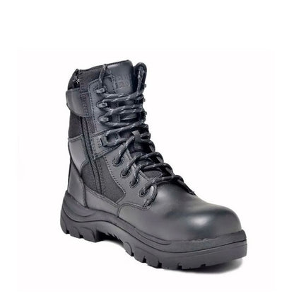 Wide Load 790BZN 8 Inch Soft Toe Zip/ Lace Up Non Safety Boots