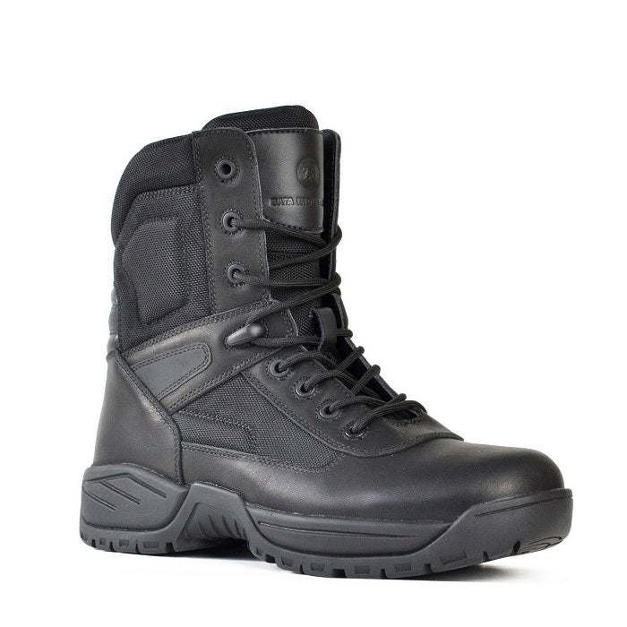 Black Zip Sided Slip Resistant Bata 804-60416 Sentinel Non Safety Boots