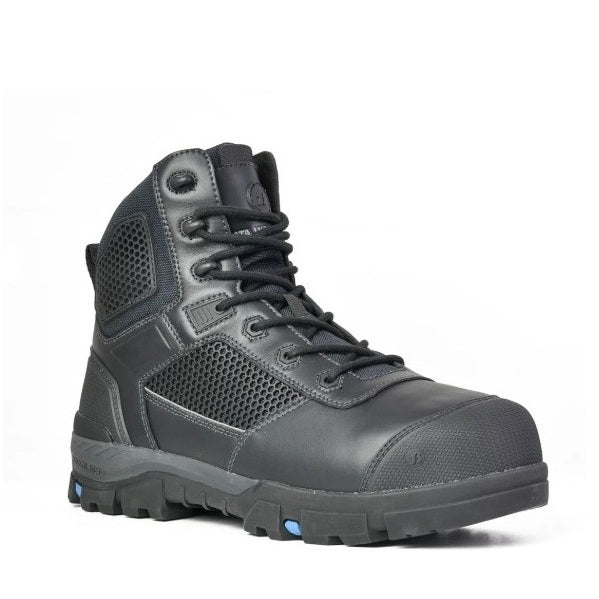 Black Zip Sided Airport Friendly Bata 804-66031 Mens Avenger Black Composite Safety Boot