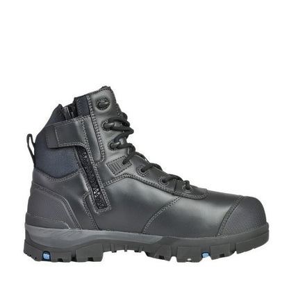 Black Zip Sided Electrical Hazard protection Bata 804-66031 Mens Avenger Black Composite Safety Boot