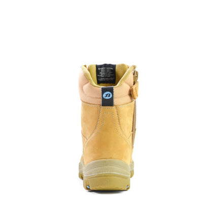 Bata 804-80851 Defender Wheat Zip Side Safety Boots