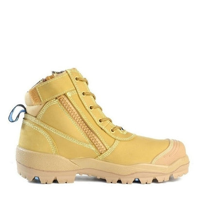 Wheat Steel Toe Electrical Hazard Protection Bump cap Bata 804-88008 Horizon Ultra Zip Safety Boot