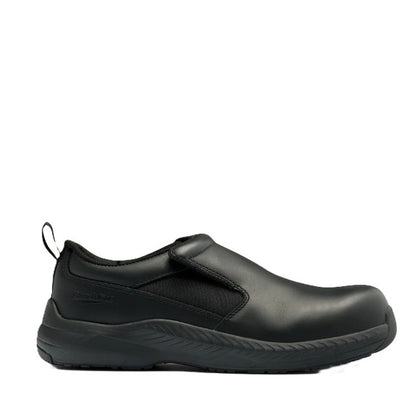 Black Blundstone 848 Black Water Resistant & Anti-Static Unisex Slip on Shoe Composite Toe Cap