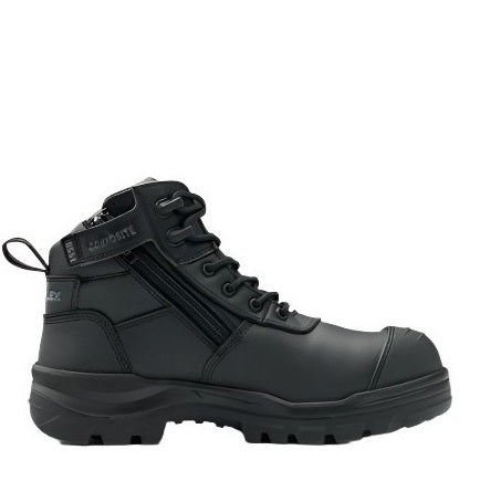 Black Zip sided Blundstone 8551 Unisex Rotoflex Zip Sided Safety Boots