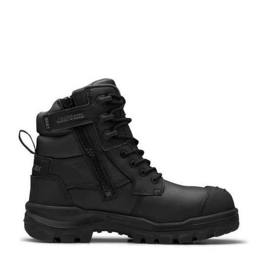Black zip sided Blundstone 8561 Unisex Rotoflex Safety Boots