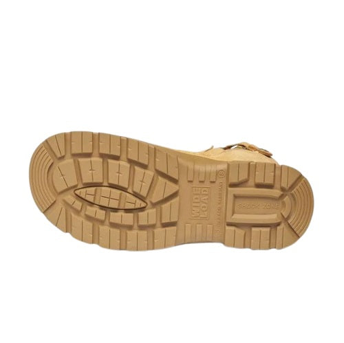 Wide Load 890WZC Wheat 8 Zip Side Composite Safety Boot
