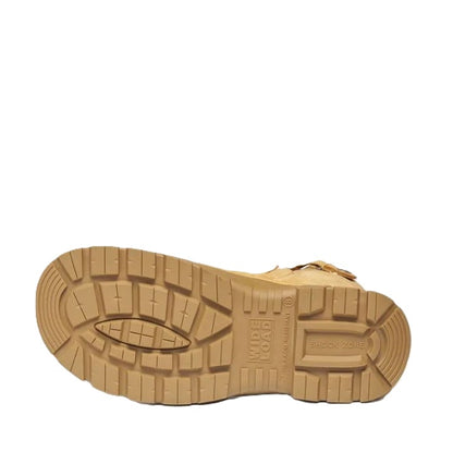 Wide Load 890WZ Wheat 8 Zip Side Safety Boots