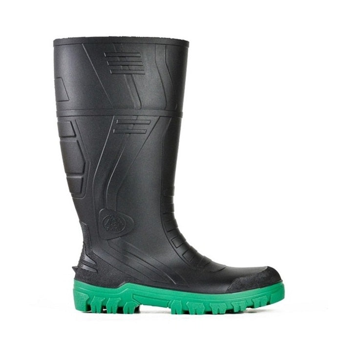 Black and Green Electrical Hazard Protection Bata 892-67280 Jobmaster III 400 Non Safety Gumboot