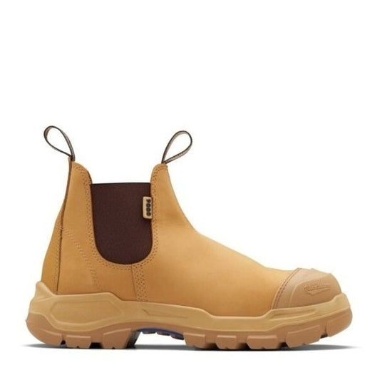 Wheat Blundstone 9000 Unisex Rotoflex 4" Elastic Side Safety Boots