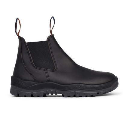 Mongrel 916020 Black Kip Non Safety V-Cut Elastic Sided Boot