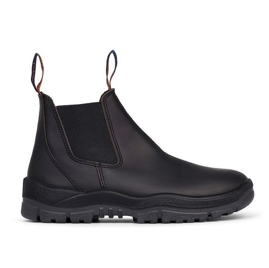 Mongrel 916020 DISCONTINUED Black Kip Non Safety V-Cut Elastic Sided Boot