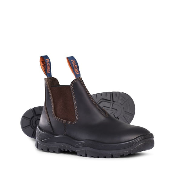 Mongrel 916030 Claret Oil Kip Non Safety V-Cut Elastic Sided Boot