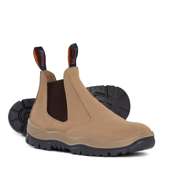 Mongrel 916040 Wheat Suede Non Safety Elastic Sided Boot