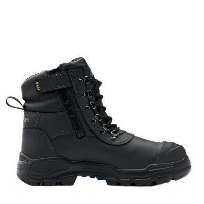 Black Blundstone 9161 Unisex Rotoflex Zip Sided Chem Resistant Safety Boots