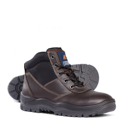 Mongrel 917030 Brown Non Safety Lace Up Boot