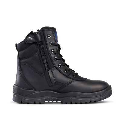 Mongrel 951020 Black Non Safety High Leg ZipSider Boot