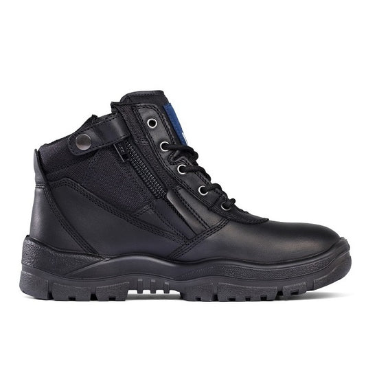 Mongrel 961020 Black Non Safety Zip Sider Boot