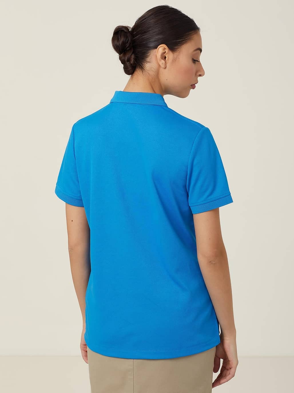 NNT CATU58 Ladies S/S Polo Cyan