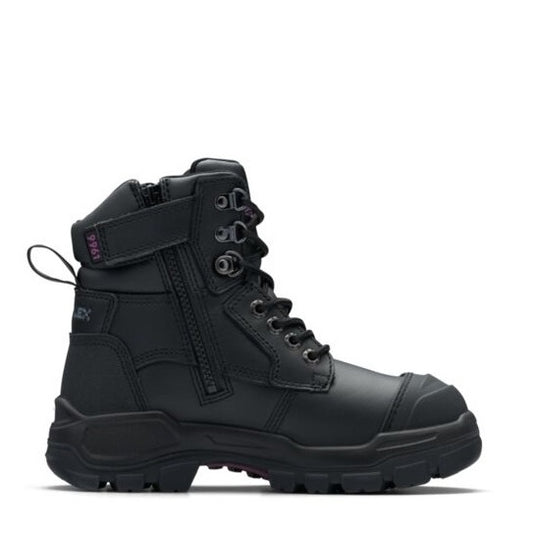 Black zip sided Blundstone 9961 Women's Rotoflex Safety Boots