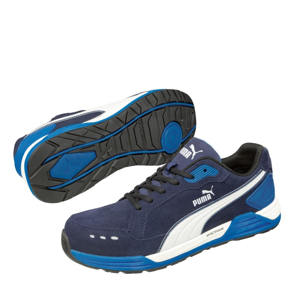 Blue and White Heat Resistant Puma 644627 Airtwist Composite Safety Jogger
