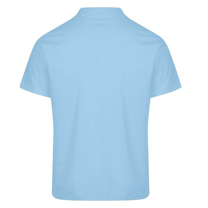 Aussie Pacific N1312 Hunter Mens Polo, light sky blue, rear view