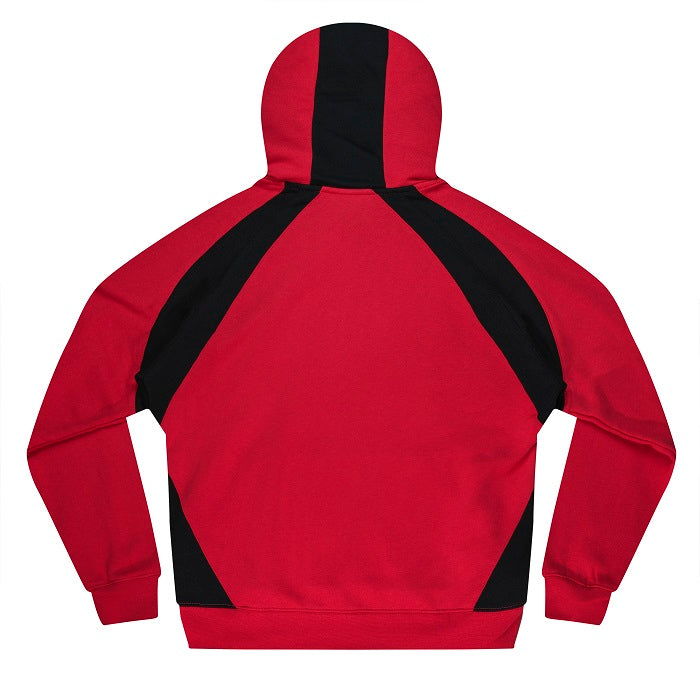 Red and black Aussie Pacific N1509 Huxley Mens Hoodies rear view