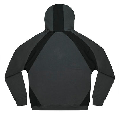 Slate grey and black Aussie Pacific N1509 Huxley Mens Hoodie rear view