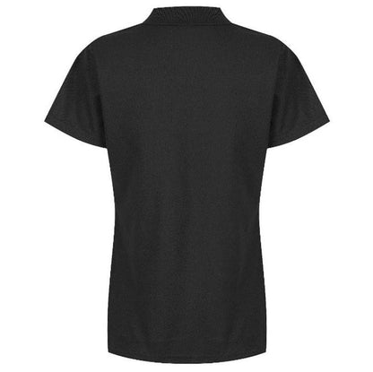Aussie Pacific N2312 Hunter Ladies Polo - Black - Back View
