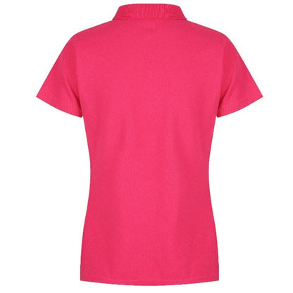Aussie Pacific N2312 Hunter Ladies Polo Fuschia - Fuchsia - Back View