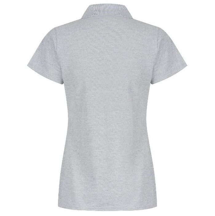Aussie Pacific N2312 Hunter Ladies Polo Grey Marle - Back View