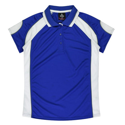 kids unisex royal blue and white Aussie Pacific N3300 Kids Murray Polo