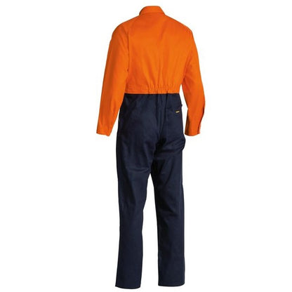 Bisley BC6357 Two Tone HiVis Coverall Regular Weight